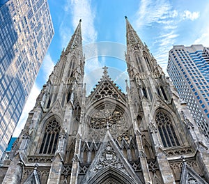 St. Patrick`s Cathedral in New York, USA