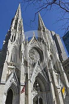 St. Patrick`s Cathedral in Manhattan, NYC