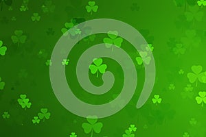 st. patrick`s day abstract green background for design