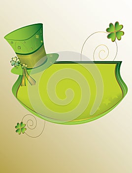 St Patrick's Day banner background