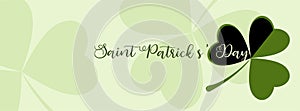 St. Patrick`s day banner cover for facebook - vector