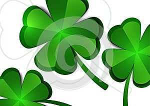 St. Patrick`s Day banner design template. Simple banner for website, store, magazine promotions. Vector