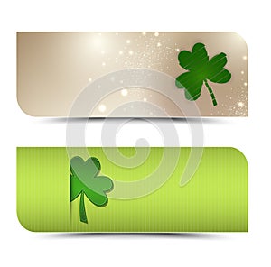 St. patrick's day banners