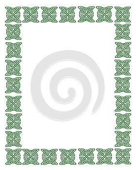 St Patrick's Day Celtic Knot Frame