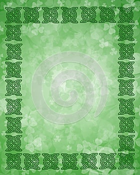 St Patrick's Day Celtic Knot Frame