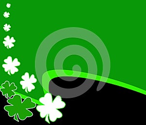 St. Patrick's Day Clover background