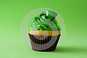St. Patrick`s Day cupcake
