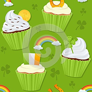 St. Patrick s Day Cupcakes Seamless