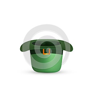 St. Patrick& 39;s Day Green Hat. Vector photo