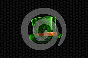 St.Patrick \'s Day. Green leprechaun hat