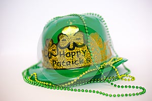 St. Patrick`s Day hat and decor