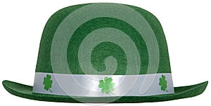 St Patrick`s Day Hat, Isolated, Green