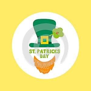 St Patrick`s day icon