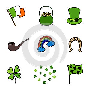 St. Patrick s Day Icons Collection