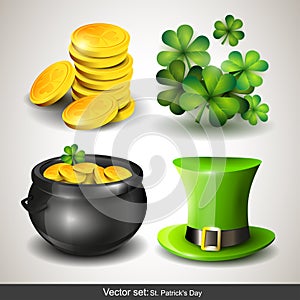 St Patrick's Day icons