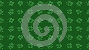 St. Patrick`s day intro background video pattern