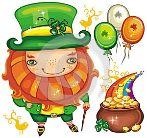 St. Patrick's Day leprechaun series 2