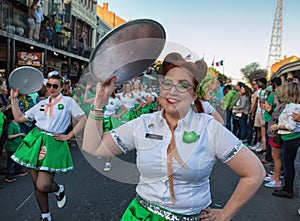 St. Patrick`s Day Parade New Orleans Louisiana