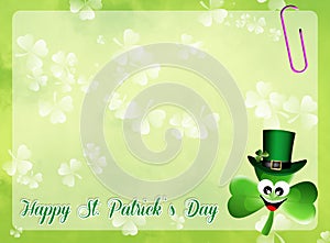 St.Patrick's Day postcard