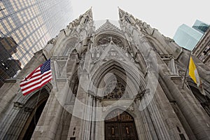 St Patricks Cathedral on Fifth Avenue, Manhattan