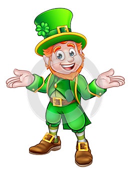 St Patricks Day Cartoon Leprechaun photo