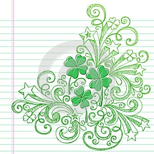 St Patricks Day Colvers Sketchy Doodles Vector