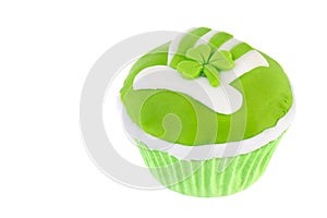 St. patricks day cupcake photo