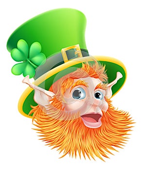 St Patricks Day Leprechaun Face photo