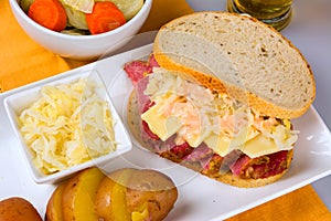 St Patricks Day Reuben Sandwich