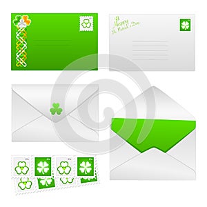 St. Patricks Day Set 1 - Envelopes