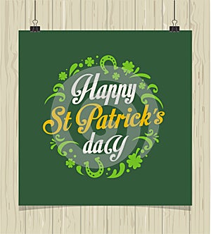 St. Patrics Day poster