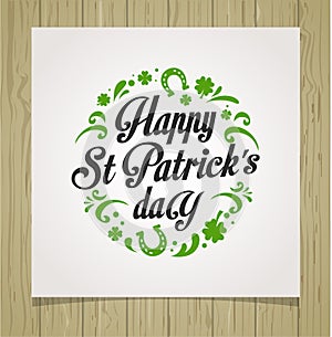 St. Patrics Day poster