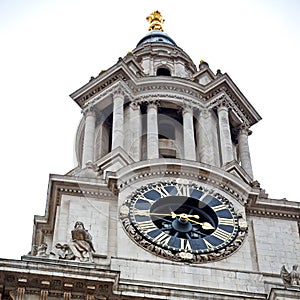 st paul cathedral in london england old construction and religio photo