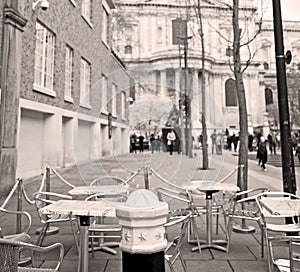 st paul cathedral in london england old construction and religio photo