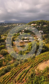 St Paul de Vence in Autumn, Cote d'Azur, France photo