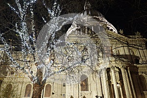 St Paul's Cathedra with Christmas Decoration