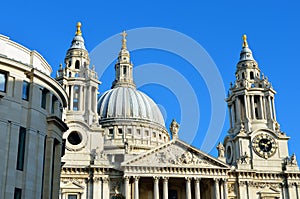 St. Paul's Cathedral church, London, UK