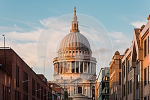 St. Paul`s Cathedral Dome in London