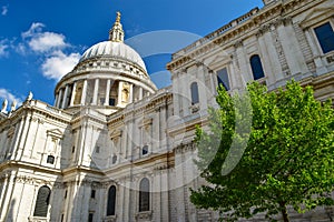 St Paul`s Cathedral in London is a masterpiece of Sir Christopher Wren, UK photo
