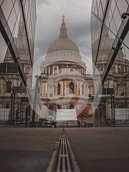 St Paul`s Cathedral London - reflections photo