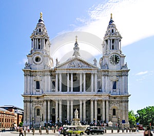 St Paul`s Cathedral in London, UK