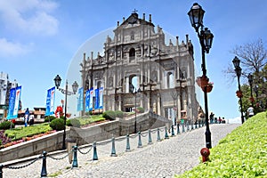 St Paul's Cathedral.Macao