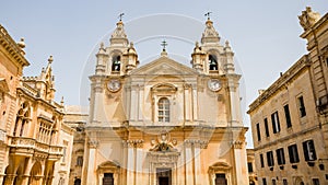 St Paul`s Cathedral in Mdina