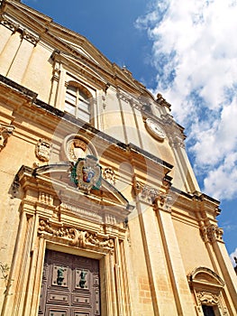 St. Paul's Cathedral in Mdina, Malta, Europe