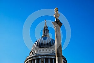 St Paul's Cathedral and Paternoster Square Column photo