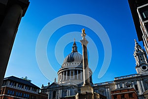 St Paul's Cathedral and Paternoster Square Column photo