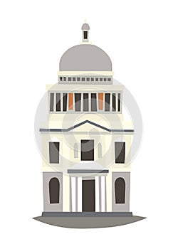 St. Paul`s Cathedral vector Illustration