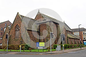 St Paul`s Church, Carlisle, Cumbria, England, in April 2022.