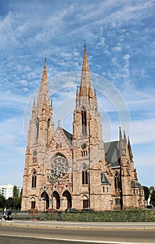 St Paul`s church. Strasburg, France