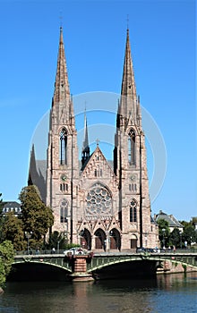 St Paul`s church. Strasburg, France